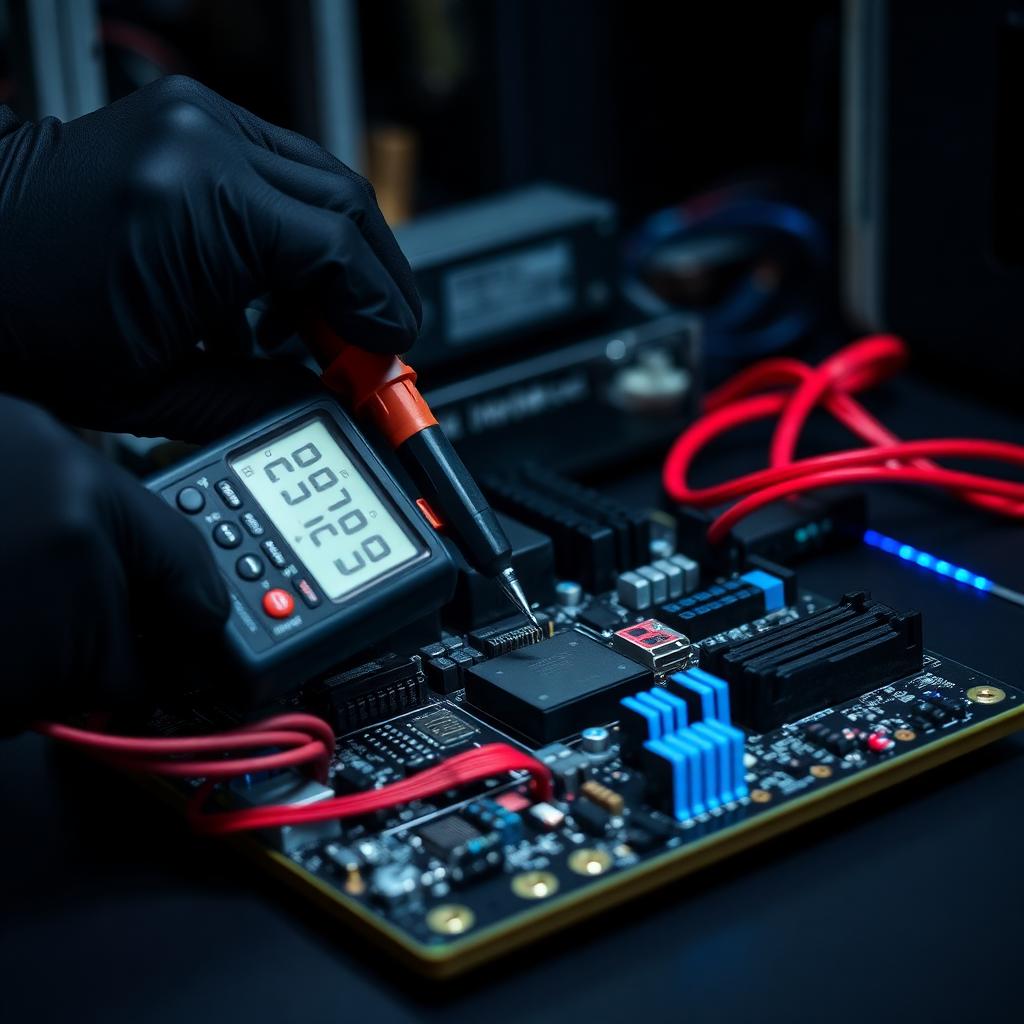 Laboratório técnico preparado para diagnósticos de precisão
