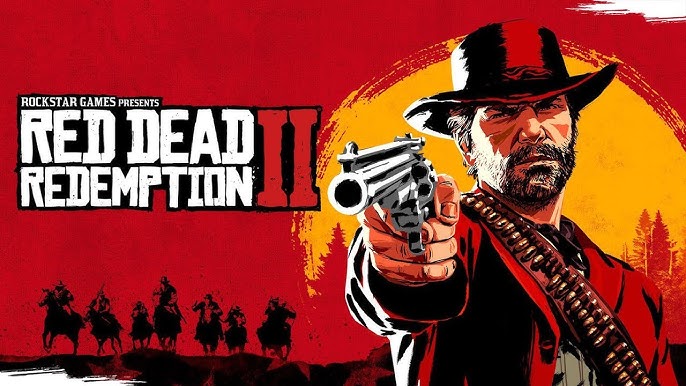 Arte de Red Dead Redemption 2 com faroeste cinematográfico